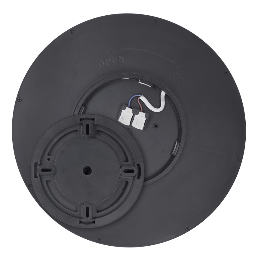Brilagi - Dimmbare LED-Deckenleuchte ESTELA LED/36W/230V 3000-6500K ø 30 cm schwarz + Fernbedienung