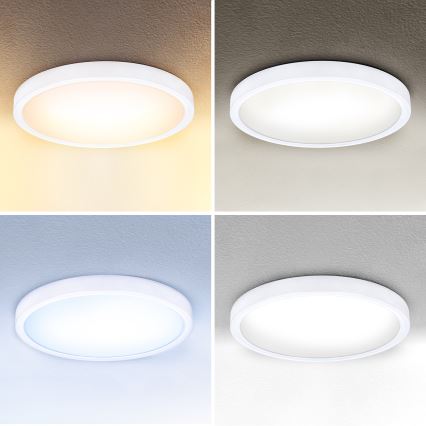 Brilagi - Dimmbare LED-Deckenleuchte ESTELA LED/36W/230V 3000-6500K ø 30 cm weiß + Fernbedienung