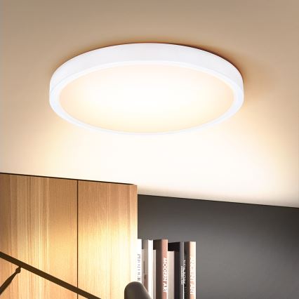 Brilagi - Dimmbare LED-Deckenleuchte ESTELA LED/36W/230V 3000-6500K ø 30 cm weiß + Fernbedienung