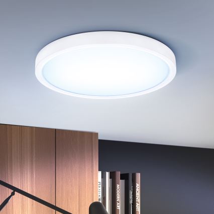 Brilagi - Dimmbare LED-Deckenleuchte ESTELA LED/36W/230V 3000-6500K ø 30 cm weiß + Fernbedienung