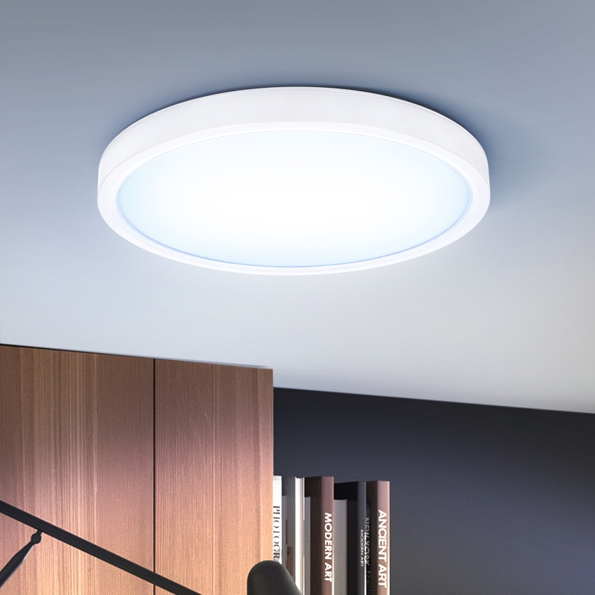 Brilagi - Dimmbare LED-Deckenleuchte ESTELA LED/36W/230V 3000-6500K ø 30 cm weiß + Fernbedienung