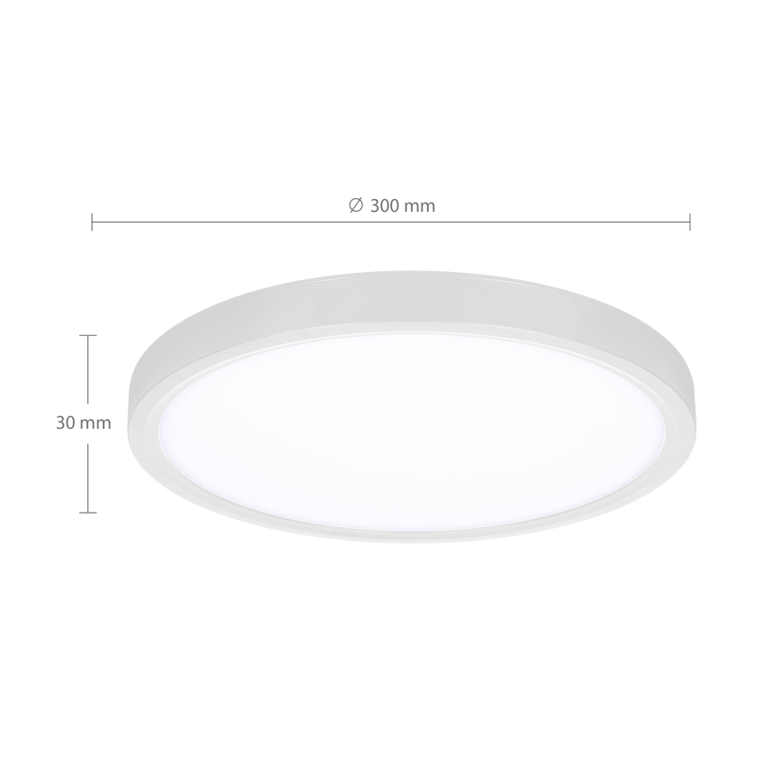 Brilagi - Dimmbare LED-Deckenleuchte ESTELA LED/36W/230V 3000-6500K ø 30 cm weiß + Fernbedienung