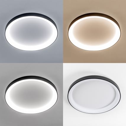 Brilagi - LED-dimmbare Deckenleuchte FALCON II LED/108W/230V 3000-6500K Ø 80 cm schwarz + Fernbedienung