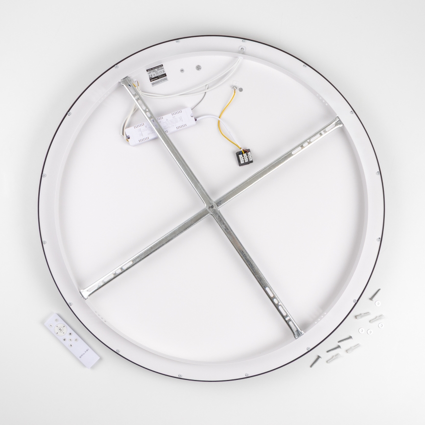 Brilagi - LED-dimmbare Deckenleuchte FALCON II LED/108W/230V 3000-6500K Ø 80 cm schwarz + Fernbedienung