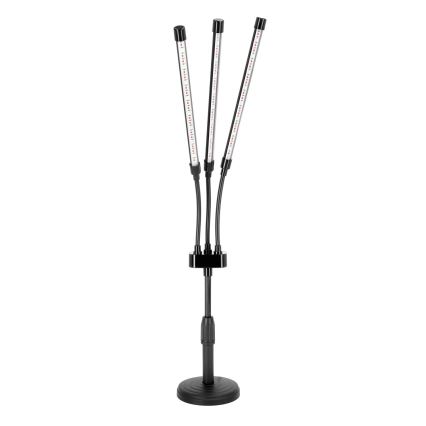 Brilagi - Dimmbare, flexible LED-Tischleuchte für die Pflanzenzucht VITABLOOM 3xLED/10W/230V schwarz