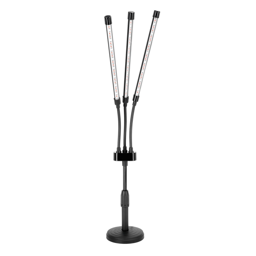 Brilagi - Dimmbare, flexible LED-Tischleuchte für die Pflanzenzucht VITABLOOM 3xLED/10W/230V schwarz