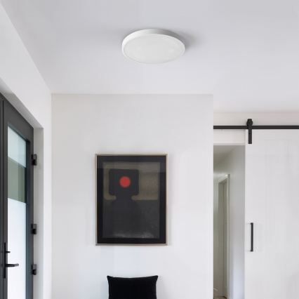 Brilagi - Dimmbares LED-Deckenlicht GLASS POOL DOUBLE LED/48W/230V 3000-6000K 40 cm weiß + Fernbedienung