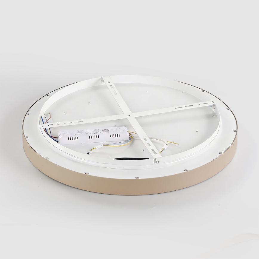 Brilagi - Dimmbare LED-Deckenleuchte GLASS POOL DOUBLE LED/60W/230V 3000-6000K 50 cm beige + Fernbedienung