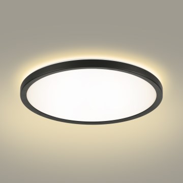Brilagi - Dimmbare LED-Leuchte mit Bewegungs- und Dämmerungssensor ULTRA SLIM LED/24W/230V d 42 cm + Fernbedienung