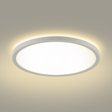 Brilagi - Dimmbare LED-Leuchte mit Bewegungs- und Dämmerungssensor ULTRA SLIM LED/24W/230V d 42 cm + Fernbedienung