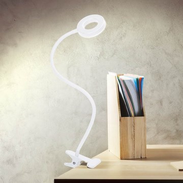 Brilagi - Dimmbare LED-Leuchte mit Klemme ORBELA LED/8W/230V 3000/4000/5000K weiß