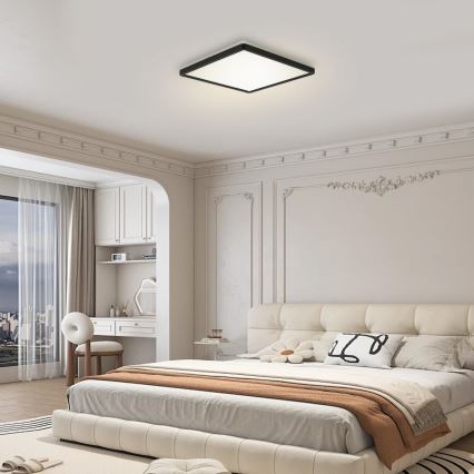 Brilagi - Dimmbare LED-Leuchte mit Bewegungs- und Dämmerungssensor ULTRA SLIM LED/18W/230V 30x30 cm + Fernbedienung
