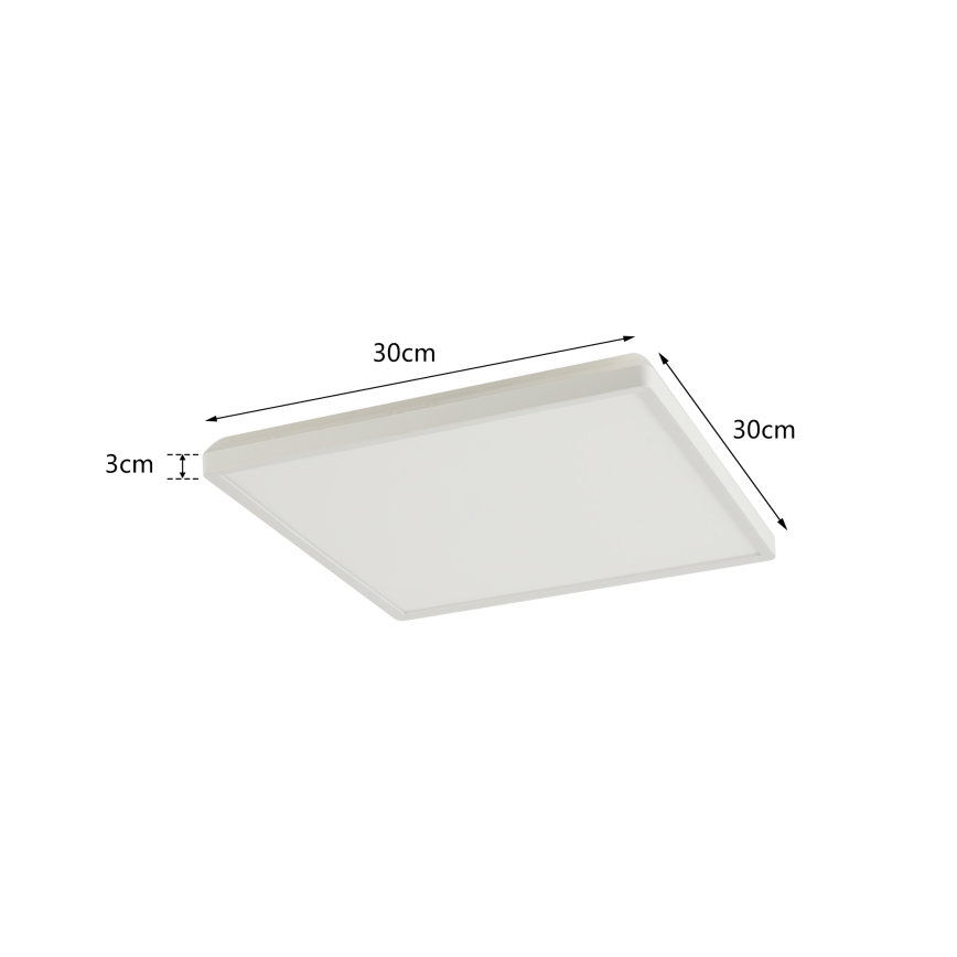 Brilagi - Dimmbare LED-Leuchte mit Bewegungs- und Dämmerungssensor ULTRA SLIM LED/18W/230V 30x30 cm + Fernbedienung