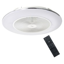 Brilagi - Dimmbare LED-Leuchte mit Ventilator AURA LED/38W/230V weiß + Fernbedienung
