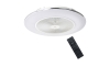 Brilagi - Dimmbare LED-Leuchte mit Ventilator AURA LED/38W/230V weiß + Fernbedienung