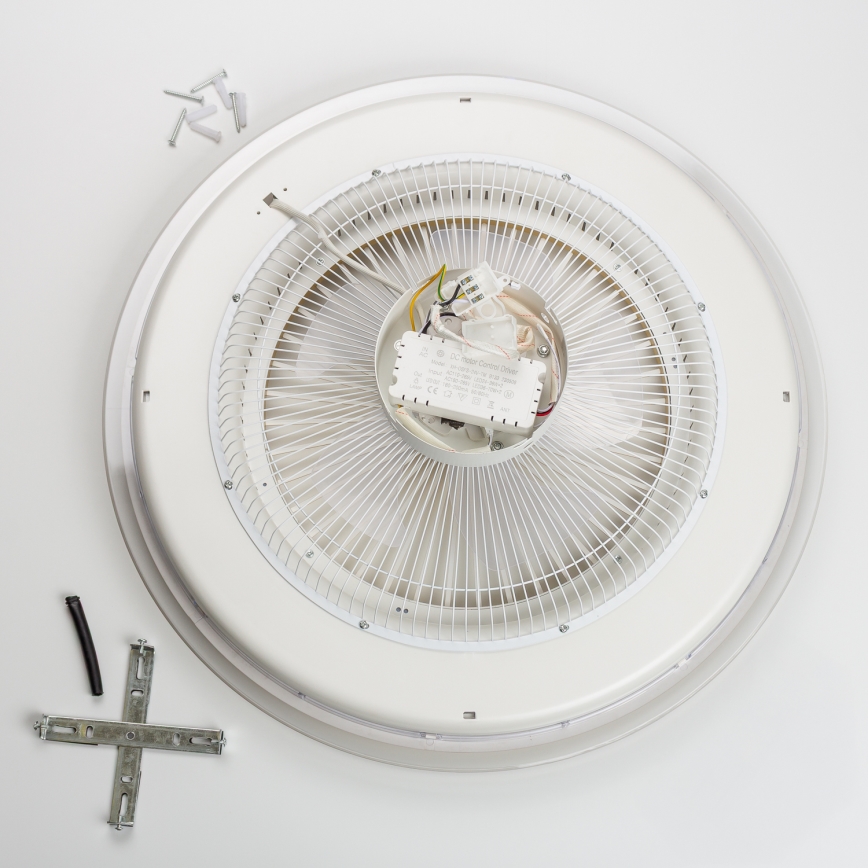 Brilagi - Dimmbare LED-Leuchte mit Ventilator RONDA LED/48W/230V 3000-6000K weiß + Fernbedienung
