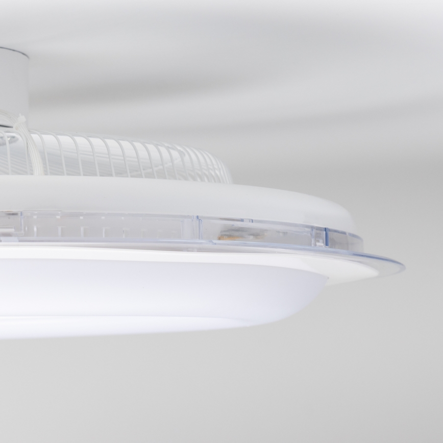 Brilagi - Dimmbare LED-Leuchte mit Ventilator RONDA LED/48W/230V 3000-6000K weiß + Fernbedienung