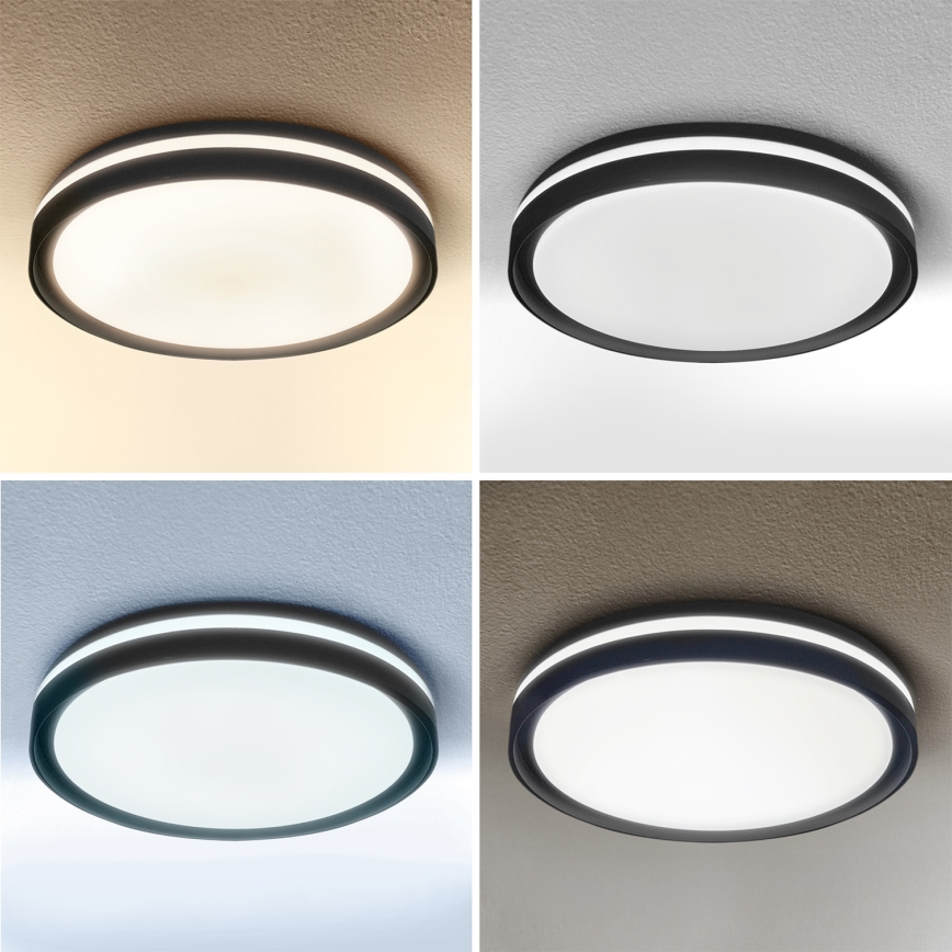 Brilagi - LED Dimmbare Deckenleuchte NAOMI LED/48W/230V 3000-6500K Ø 39 cm schwarz + Fernbedienung