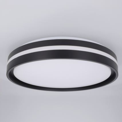 Brilagi - LED Dimmbare Deckenleuchte NAOMI LED/48W/230V 3000-6500K Ø 39 cm schwarz + Fernbedienung