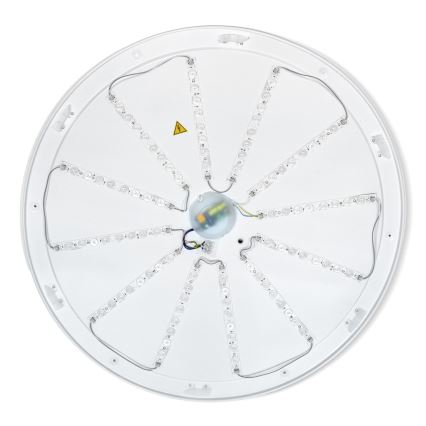 Brilagi - LED-dimmbare Deckenleuchte PILANA LED/72W/230V 3000-6500K Eiche/Schwarz Durchmesser 80 cm + Fernbedienung
