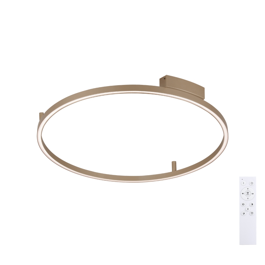 BRILAGI - LED-dimmbare Deckenleuchte PORTOFINO LED/60W/230V 3000-6000K Ø 80 cm beige + Fernbedienung