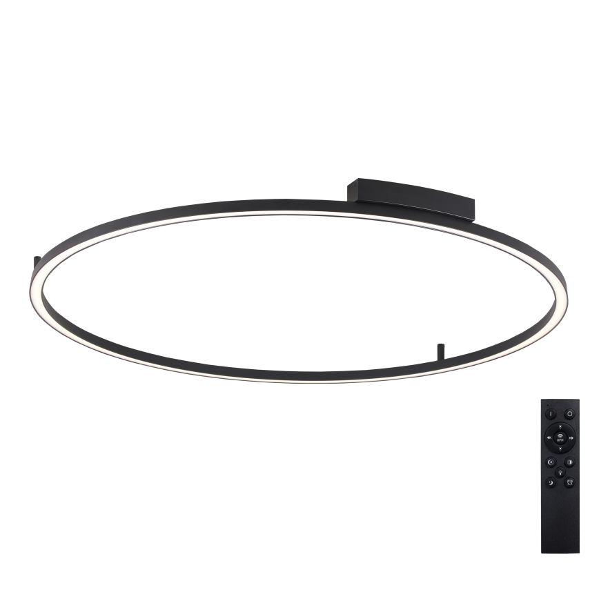 Brilagi - LED-dimmbare Deckenleuchte PORTOFINO LED/85W/230V 3000-6000K Ø 120 cm schwarz + Fernbedienung