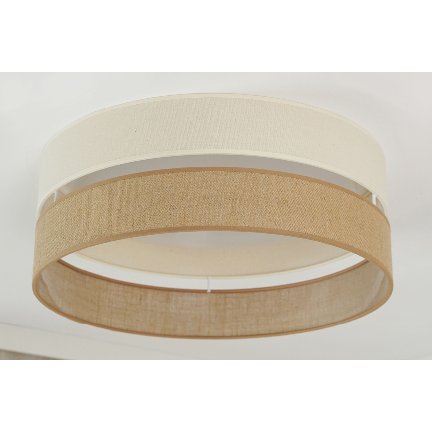 Brilagi - Dimmbare LED-Deckenleuchte ROYAL YUTE LED/24W/230V d 45 cm 3000/4000/6500K beige/cremefarben  + Fernbedienung