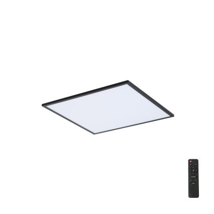 Brilagi - Dimmbare LED-Deckenleuchte SLIMFRAME LED/36W/230V 45×45 cm 3000–6000K schwarz mit Fernbedienung