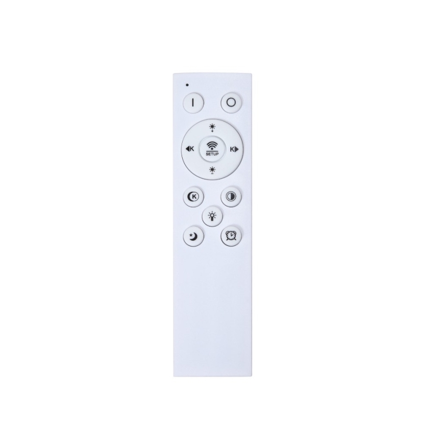 Brilagi - dimmbare LED-Deckenleuchte SLIMFRAME WOOD LED/58W/230V 124x33,7 cm 3000-6000K braun + Fernbedienung