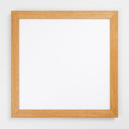 Brilagi - Dimmbare LED-Deckenleuchte SLIMFRAME WOOD LED/58W/230V 64x64 cm 3000-6000K Braun + Fernbedienung