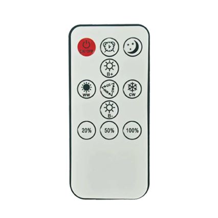 Brilagi - Dimmbare LED-Deckenleuchte ULTRA SLIM LED/18W/230V 2700-6500K d 30 cm schwarz + Fernbedienung