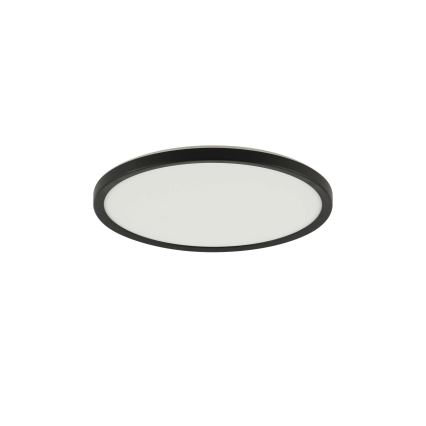 Brilagi - Dimmbare LED-Deckenleuchte ULTRA SLIM LED/18W/230V 2700-6500K d 30 cm schwarz + Fernbedienung