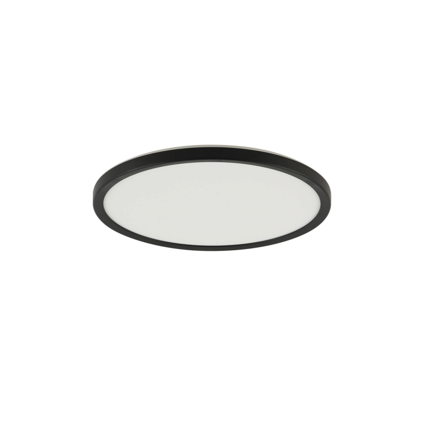 Brilagi - Dimmbare LED-Deckenleuchte ULTRA SLIM LED/18W/230V 2700-6500K d 30 cm schwarz + Fernbedienung