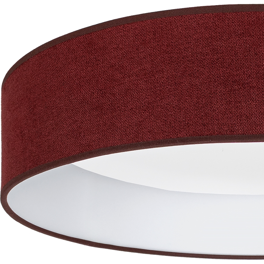 Brilagi - dimmbare LED-Deckenleuchte VELVET SMART VARI LED/24W/230V 3000-6500K Ø 45 cm bordeauxrot + Fernbedienung