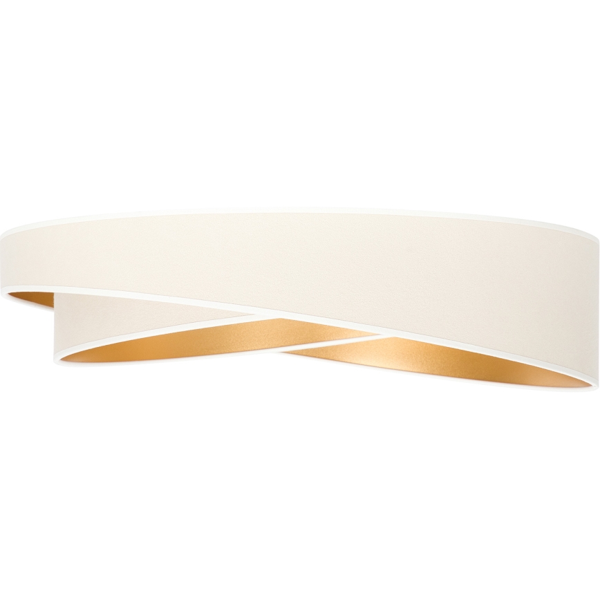 BRILAGI - LED dimmbare Deckenleuchte VELVET TWIST LED/36W/230V 3000-6000K Ø 65 cm Wi-Fi Tuya Beacon weiß/gold + Fernbedienung