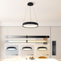 Brilagi - Dimmbare LED-Pendelleuchte an Seil FALCON MODERN LED/30W/230V 3000-6500K Ø 40 cm schwarz + Fernbedienung