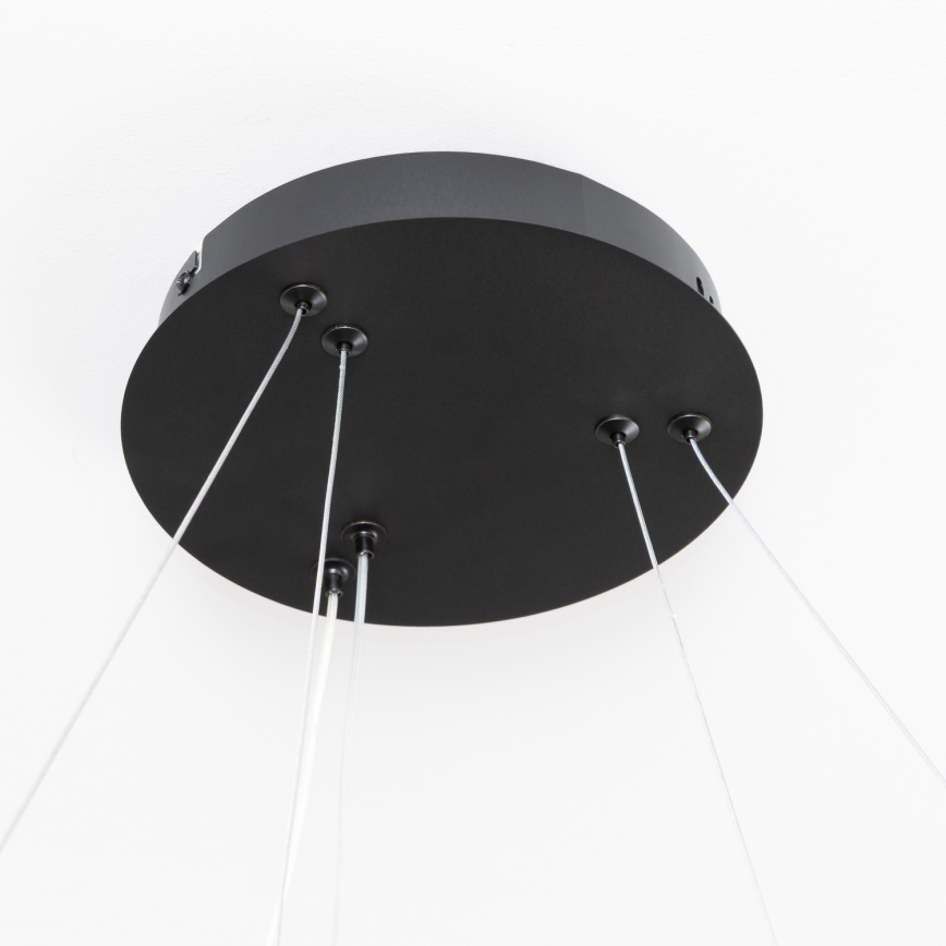 Brilagi - LED dimmbare Pendelleuchte an Kabel FALCON SLIM LED/68W/230V 3000–6500K Ø 50 cm schwarz + Fernbedienung