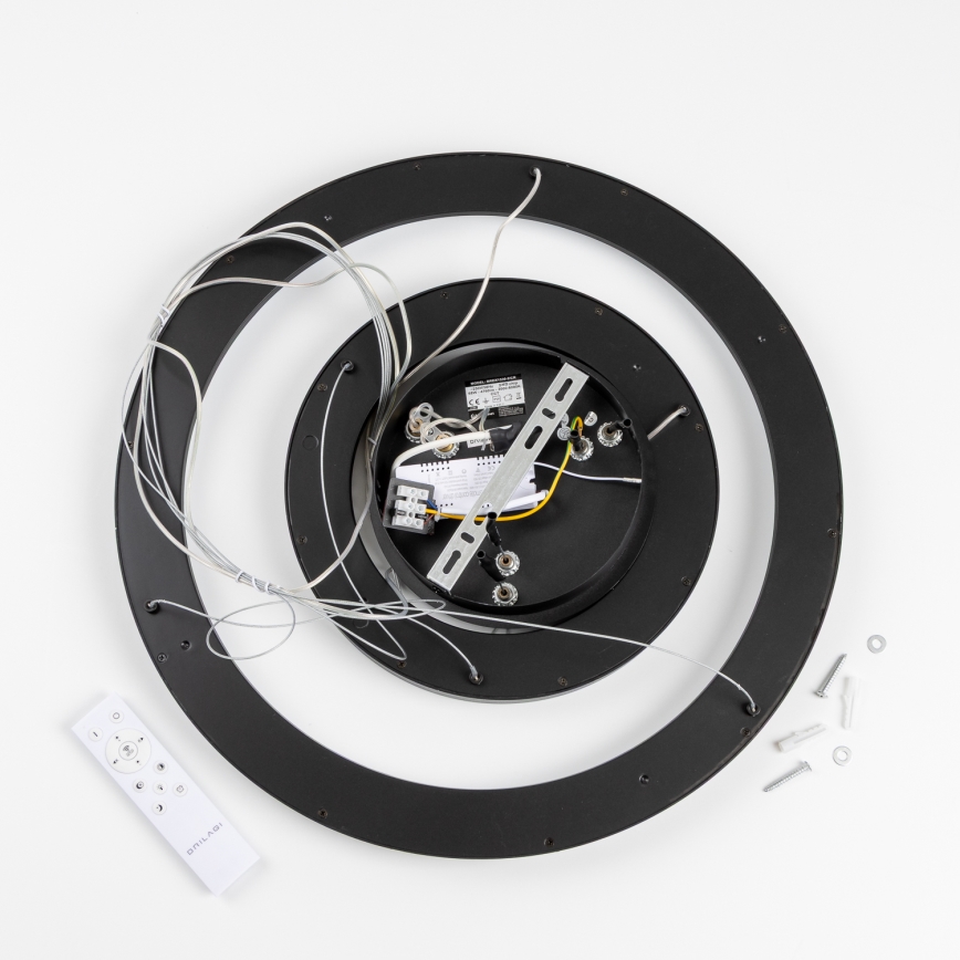 Brilagi - LED dimmbare Pendelleuchte an Kabel FALCON SLIM LED/68W/230V 3000–6500K Ø 50 cm schwarz + Fernbedienung