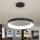 Brilagi - Dimmbare LED-Pendelleuchte FALCON II LED/99W/230V 3000-6500K Ø 60 cm schwarz + Fernbedienung