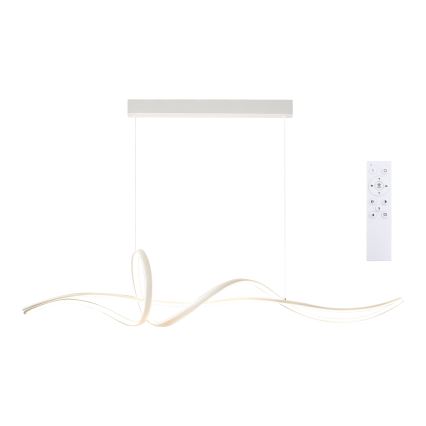 Brilagi - dimmbare seilabhängige LED-Pendelleuchte SIGNATURE LED/55W/230V 3000-6000K 120x23 cm weiß + Fernbedienung