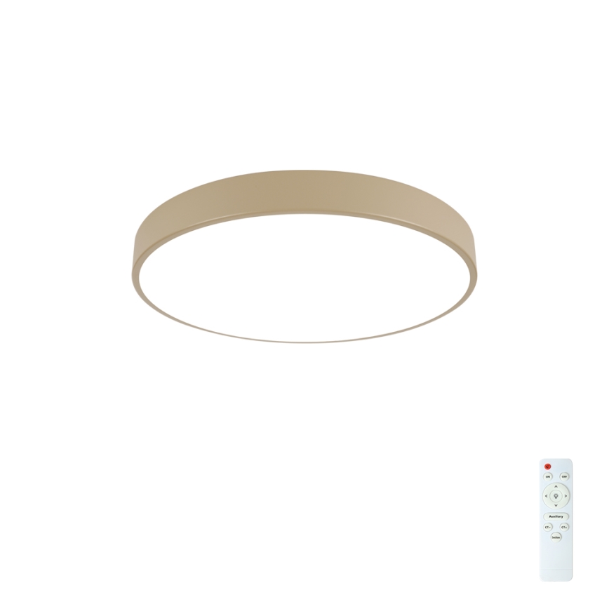 Brilagi - Dimmbare LED-Deckenleuchte POOL LED/60W/230V 3000-6000K Ø 60 cm beige + Fernbedienung