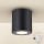 Brilagi - dimmbare LED-RGBW-Badezimmerleuchte MIA 1xGU10/4,8W/230V 3000K 84x80 mm schwarz IP54 + Fernbedienung