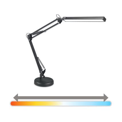 Brilagi - dimmbare LED-Tischlampe 2-in-1 USB VARIO LED/14W/5V 3000-6000K schwarz