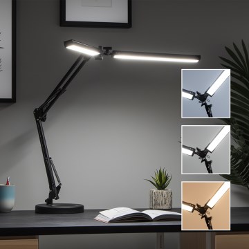 Brilagi - dimmbare LED-Tischlampe VARIO LED/15W/230V 3000-6000K schwarz