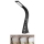 Brilagi - Dimmbare LED-Tischleuchte mit Display PELLE LED/7W/230V schwarz