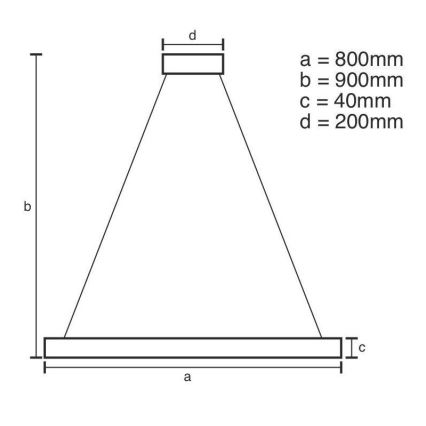 Brilagi - dimmbare LED-Pendelleuchte an Stahlseil CIRCLE LED/55W/230V 3000–6500K Ø 80 cm braun + Fernbedienung