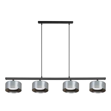 BRILAGI - LED RGB+CCT dimmbare Pendelleuchte AURA LUX 4xGX53/14W/230V 2700-6500K Wi-Fi Tuya schwarz/rauch