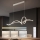 Brilagi - dimmbare seilabhängige LED-Pendelleuchte SIGNATURE LED/55W/230V 3000-6000K 120x23 cm weiß + Fernbedienung