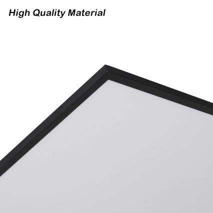 Brilagi - LED dimmbare Deckenleuchte SLIMFRAME LED/80W/230V 120x60 cm 3000-6000K schwarz + Fernbedienung