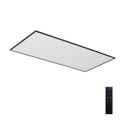Brilagi - LED dimmbare Deckenleuchte SLIMFRAME LED/80W/230V 120x60 cm 3000-6000K schwarz + Fernbedienung